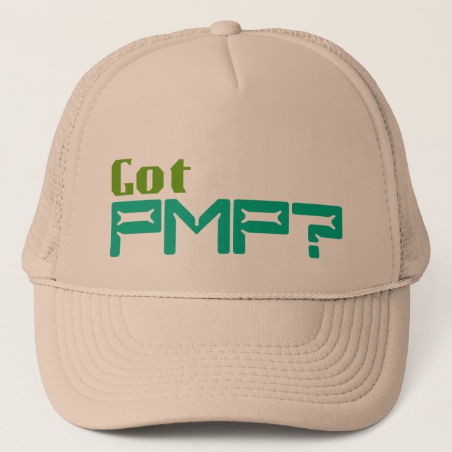 Camionero Gorra conseguido del PMP para los gestores de (Anverso)