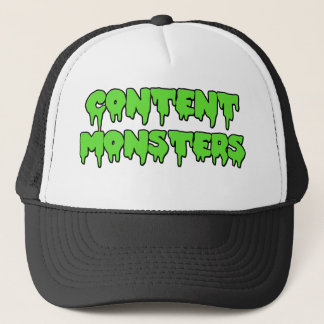 CAMIONERO GORRA CONTENTO DE LA OBRA CLÁSICA DE LOS MONSTRUOS