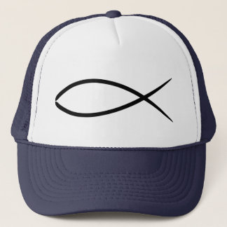 Camionero Gorra cristiano de los pescados