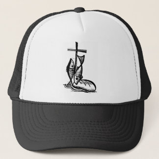 Camionero gorra cristiano de los símbolos