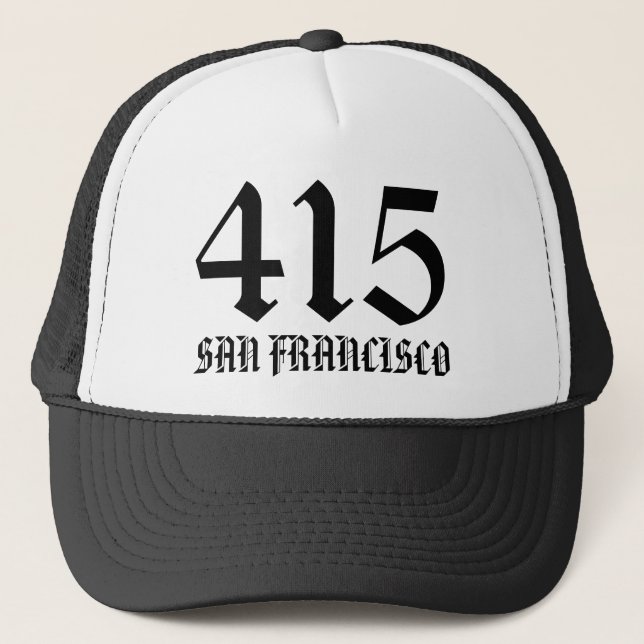 Camionero Gorra de 415 San Francisco (Anverso)
