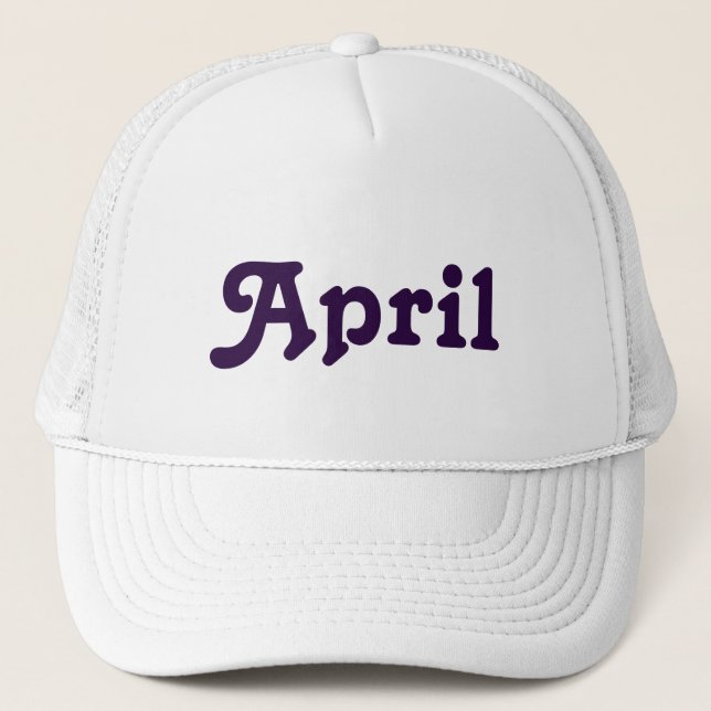 Camionero Gorra de abril (Anverso)