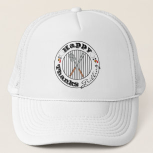 Camionero Gorra de Acción de Gracias Feliz Agradecimiento