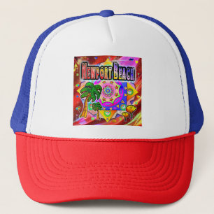 Camionero Gorra de amigos tropicales de Newport Beach