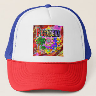 Camionero Gorra de amigos tropicales de Pasadena