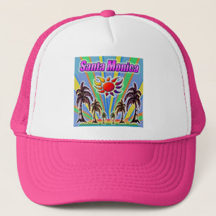 Camionero Gorra de amor de verano de Santa Mónica
