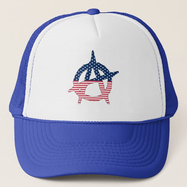 Camionero Gorra de Anarquía Americana (Anverso)