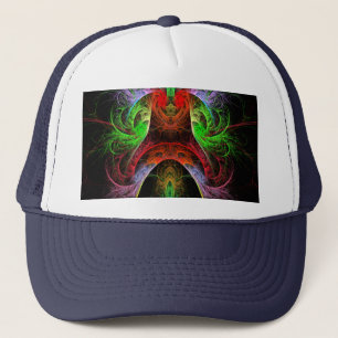 Camionero Gorra de arte abstracto de carnaval