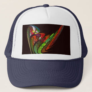 Camionero Gorra de arte abstracto de Chameleon