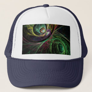 Camionero Gorra de Arte Abstracto de Ojo a Ojo