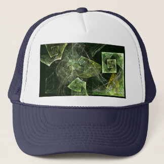 Camionero Gorra de arte de resumen de balance torcido
