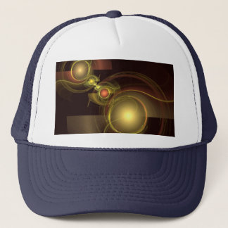 Camionero Gorra de arte de resumen de conexión íntima