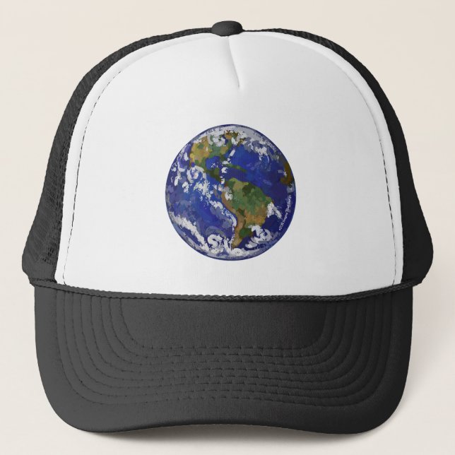 Camionero Gorra de arte terrestre (Anverso)