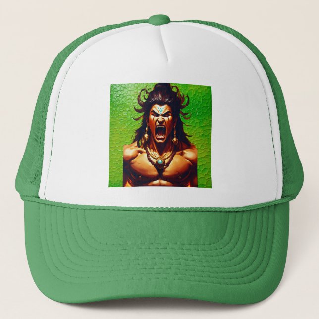 Camionero Gorra de aspecto peligroso (Anverso)