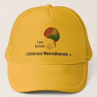 Camionero Gorra de autismo para abrazar la neurodiversidad