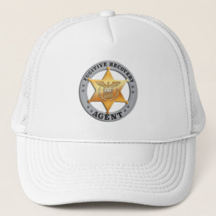CAMIONERO GORRA DE BADGE DEL AGENTE DE RECUPERACIÓN FUGITIVA