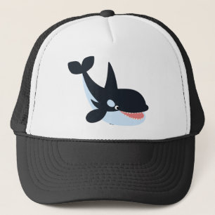 Camionero Gorra de ballenas asesino de Personalizado Cute Ha