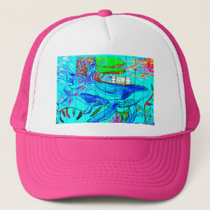 Camionero gorra de ballenas jorobadas