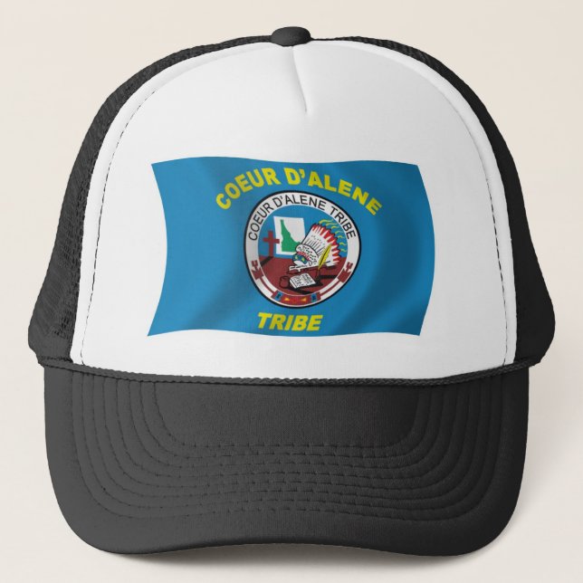 Camionero Gorra de Bandera Coeur d'Alene (Anverso)