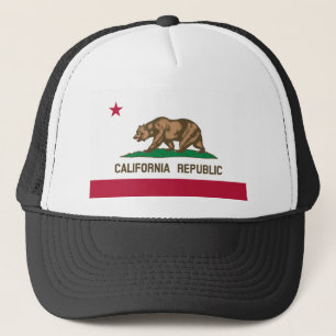 Camionero Gorra de bandera de California