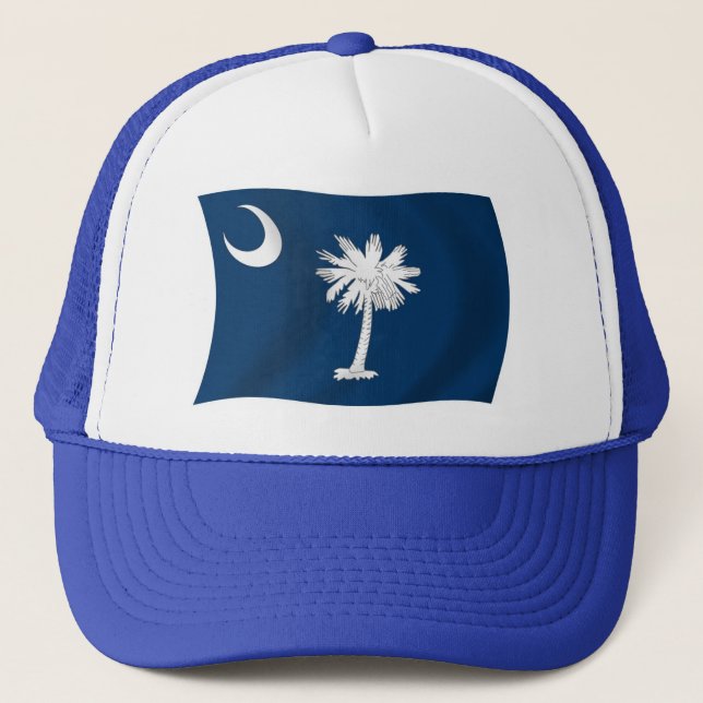 Camionero Gorra de Bandera de Carolina del Sur (Anverso)