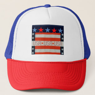 Camionero GORRA de bandera de Estados Unidos