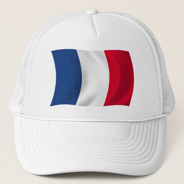 Camionero Gorra de bandera de Francia (Anverso)