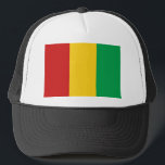 Camionero Gorra de bandera de Guinea-Conakry<br><div class="desc">Este camionero que enarbola la bandera de Guinea-Conakry. Mantén la cabeza fría con un poco de aire guineano.</div>
