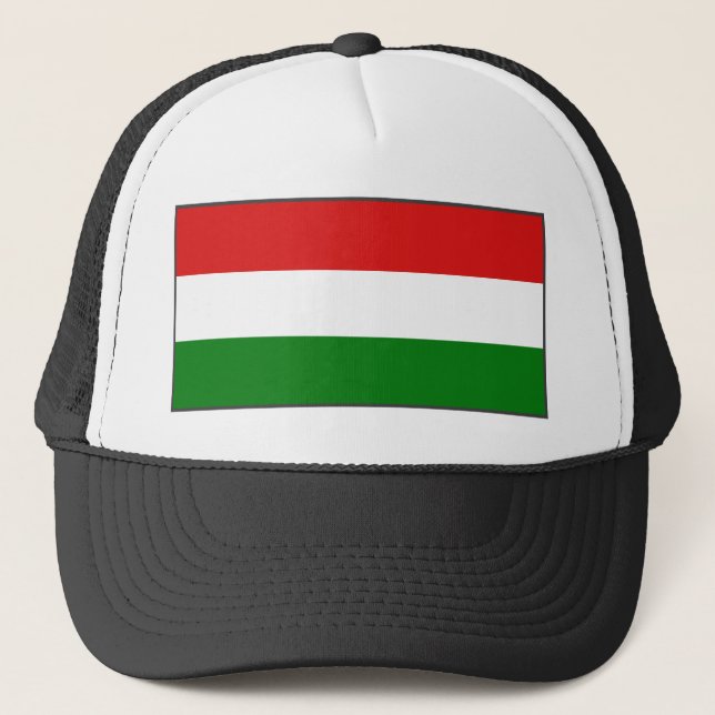 Camionero Gorra de bandera de Hungría (Anverso)