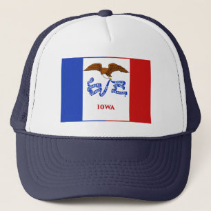 Camionero Gorra de bandera de Iowa