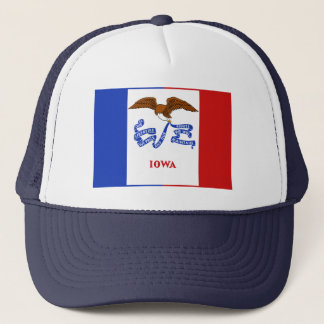 Camionero Gorra de bandera de Iowa