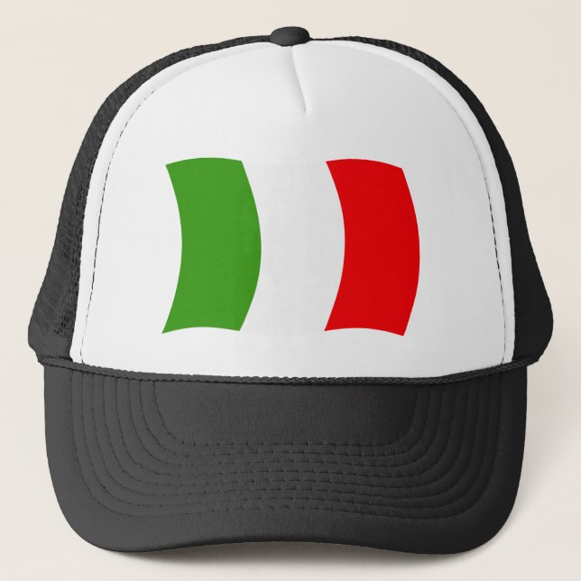 Camionero Gorra de bandera de Italia (Anverso)