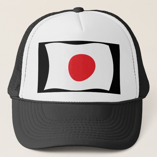 Camionero Gorra de bandera de Japón (Anverso)