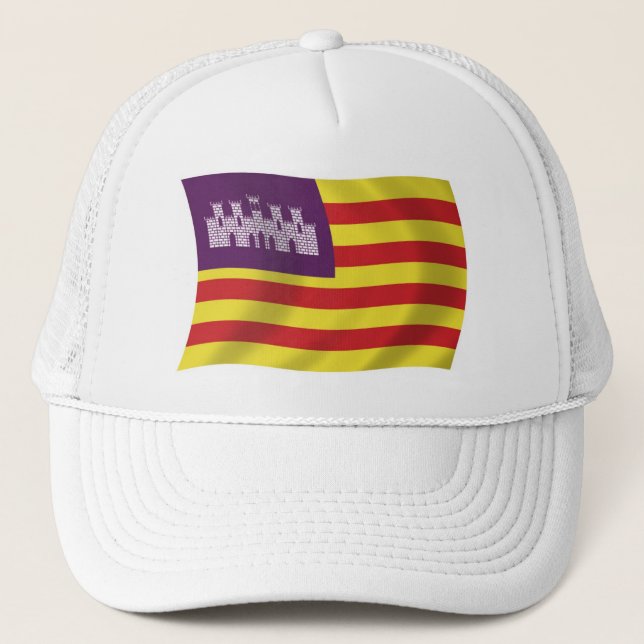 Camionero Gorra de Bandera de las Islas Baleares (Anverso)