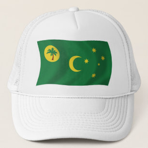 Camionero Gorra de Bandera de las Islas Cocos