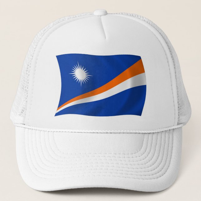 Camionero Gorra de Bandera de las Islas Marshall (Anverso)
