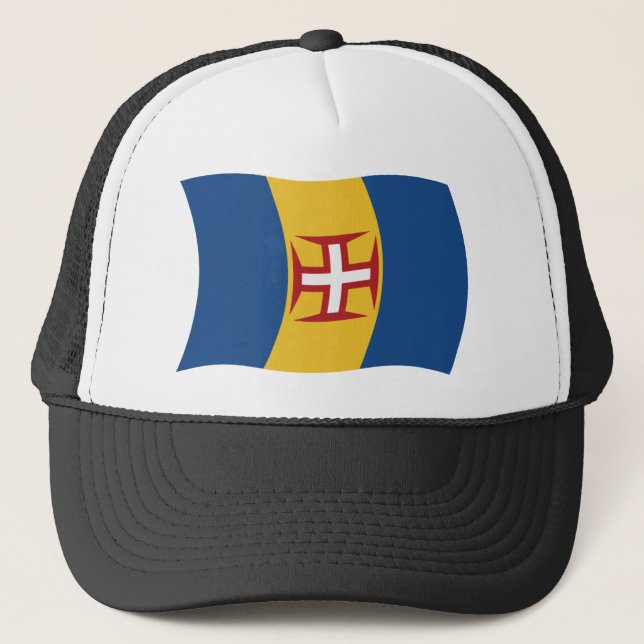 Camionero Gorra de bandera de Madeira (Anverso)