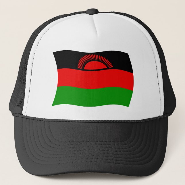Camionero Gorra de Bandera de Malawi (Anverso)