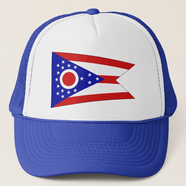 Camionero Gorra de bandera de Ohio (Anverso)