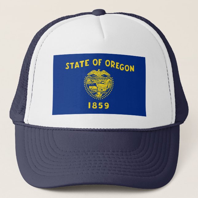Camionero Gorra de bandera de Oregon (Anverso)