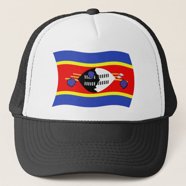 Camionero Gorra de Bandera de Suazilandia (Anverso)
