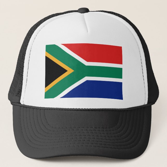 Camionero Gorra de Bandera de Sudáfrica (Anverso)