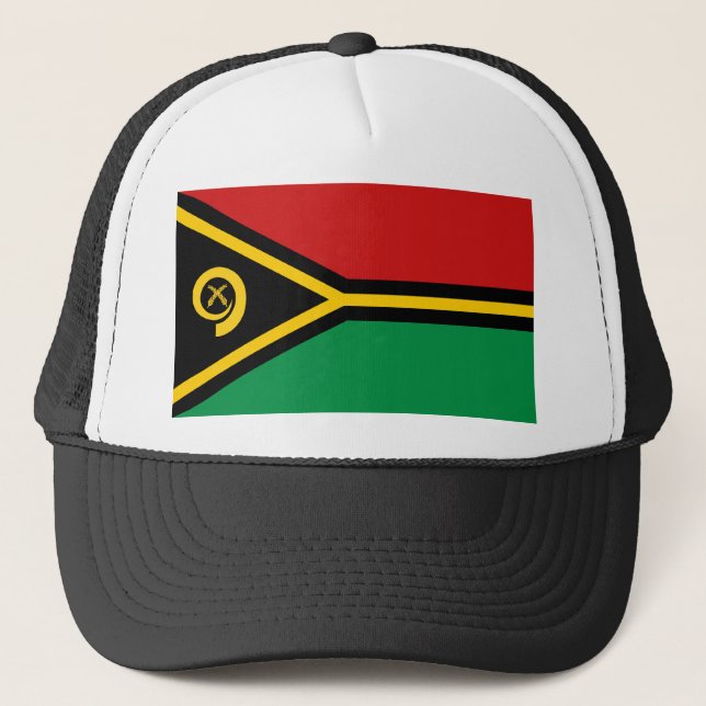 Camionero Gorra de bandera de Vanuatu (Anverso)