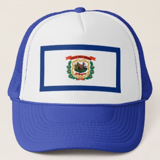 Camionero Gorra de Bandera de Virginia Occidental