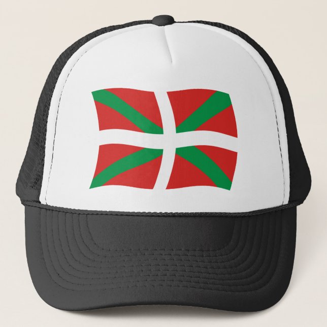 Camionero Gorra de Bandera del Pueblo Vasco (Anverso)