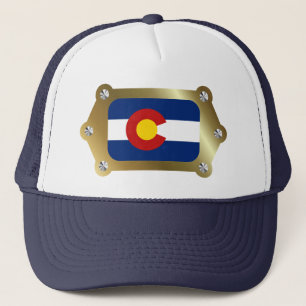 Camionero Gorra de Bandera enmarcado de Colorado