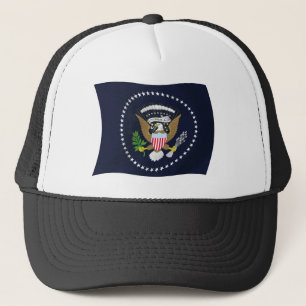 Camionero Gorra de bandera sellada presidencial de EEUU