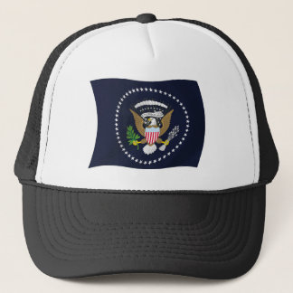 Camionero Gorra de bandera sellada presidencial de EEUU