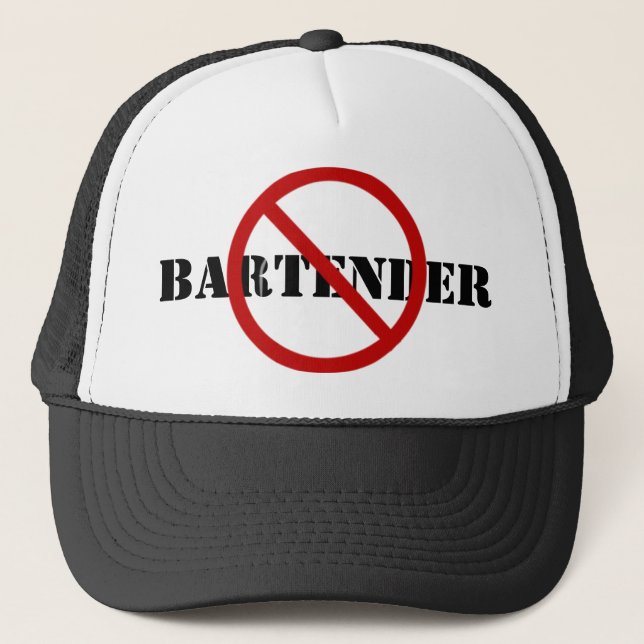 Camionero Gorra de Barback - no camarero (Anverso)