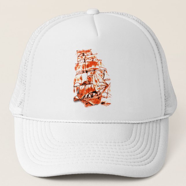 Camionero Gorra de barco de vela (Anverso)